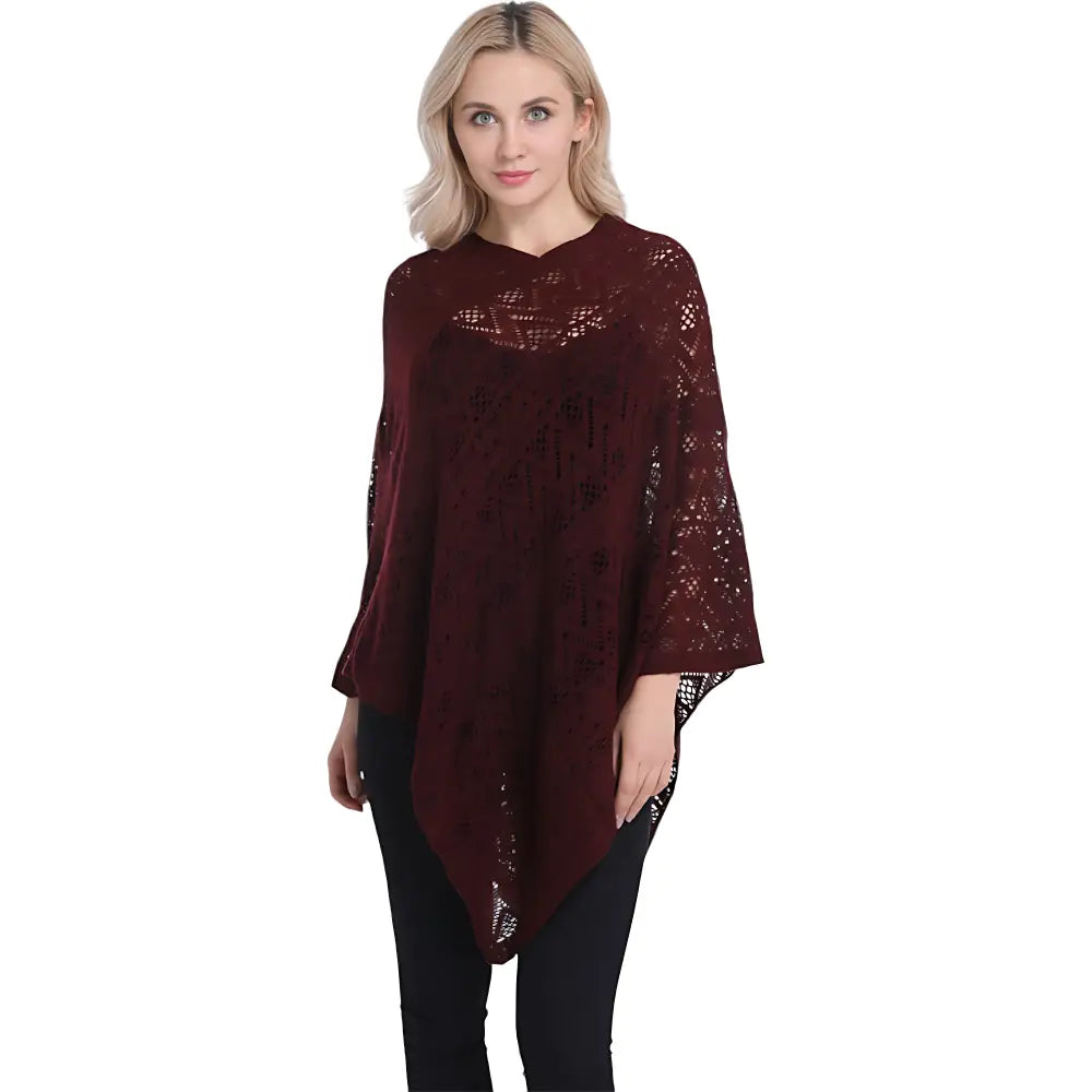 Poncho été femme