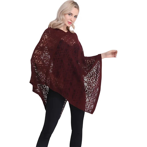 Poncho été femme