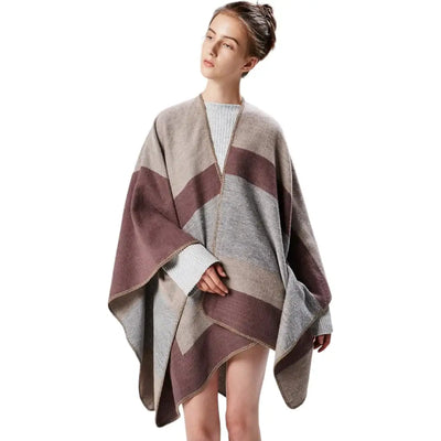 Poncho fantaisie femme