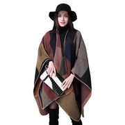 Poncho femme chaud et large