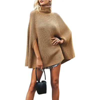 Poncho femme coton avec manches