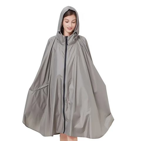 Poncho femme coupe vent
