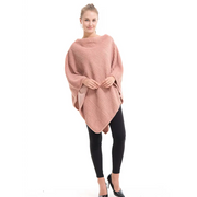 Poncho femme en polaire