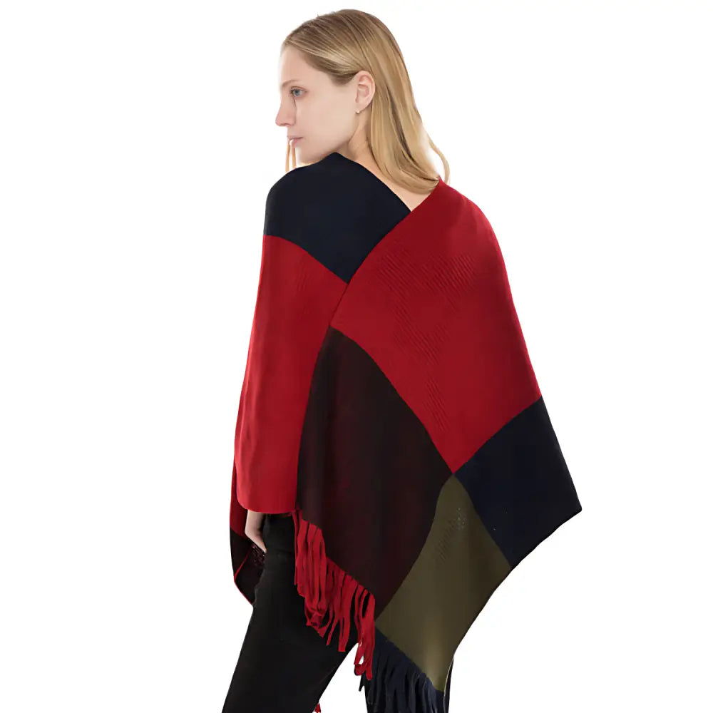 Poncho femme grande taille
