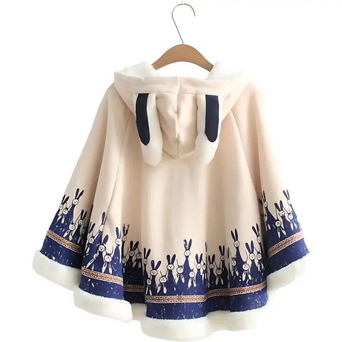 Poncho femme hiver chaud