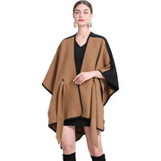 Poncho femme long