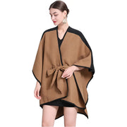 Poncho femme long