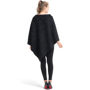 Poncho femme pull