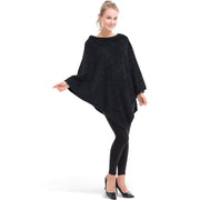 Poncho femme pull