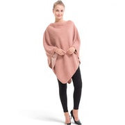 Poncho femme pull