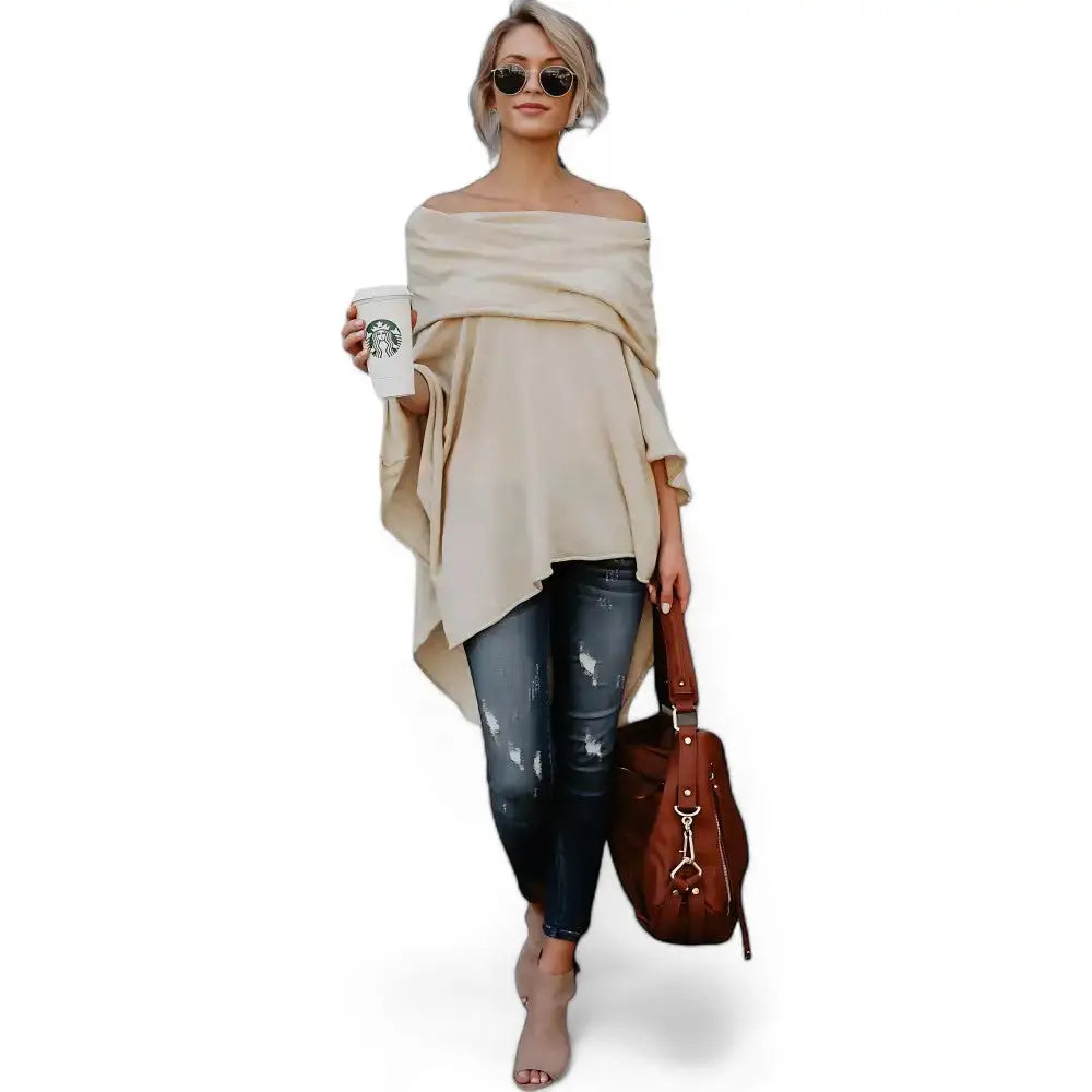 Poncho habillé femme