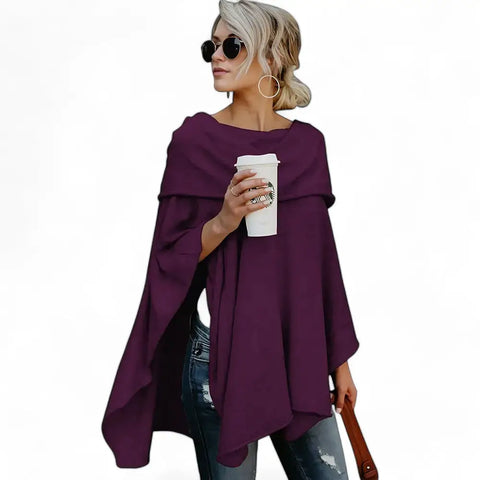 Poncho habillé femme