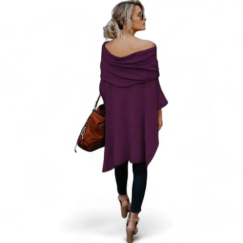 Poncho habillé femme