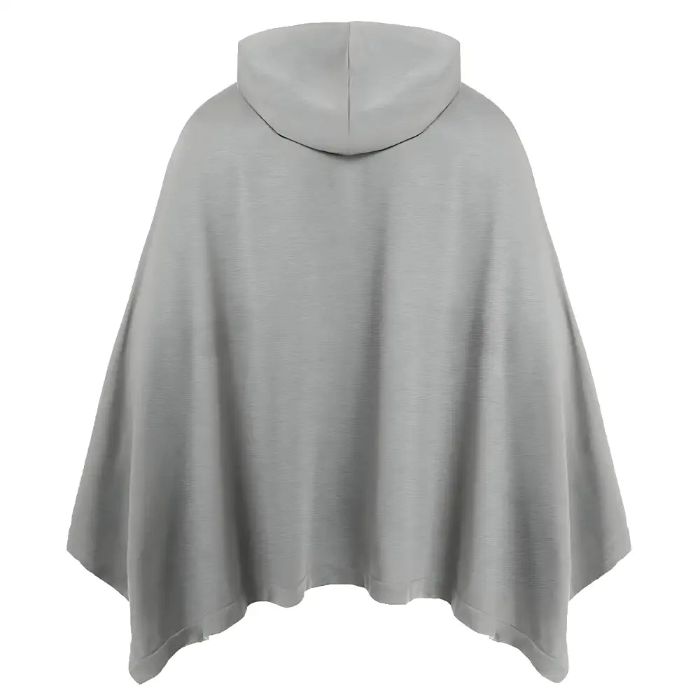 Poncho homme capuche noir