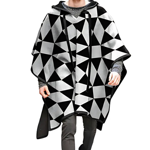 Poncho homme chaud