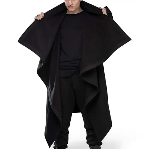 Poncho homme d’hiver