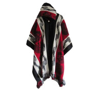 Poncho homme long