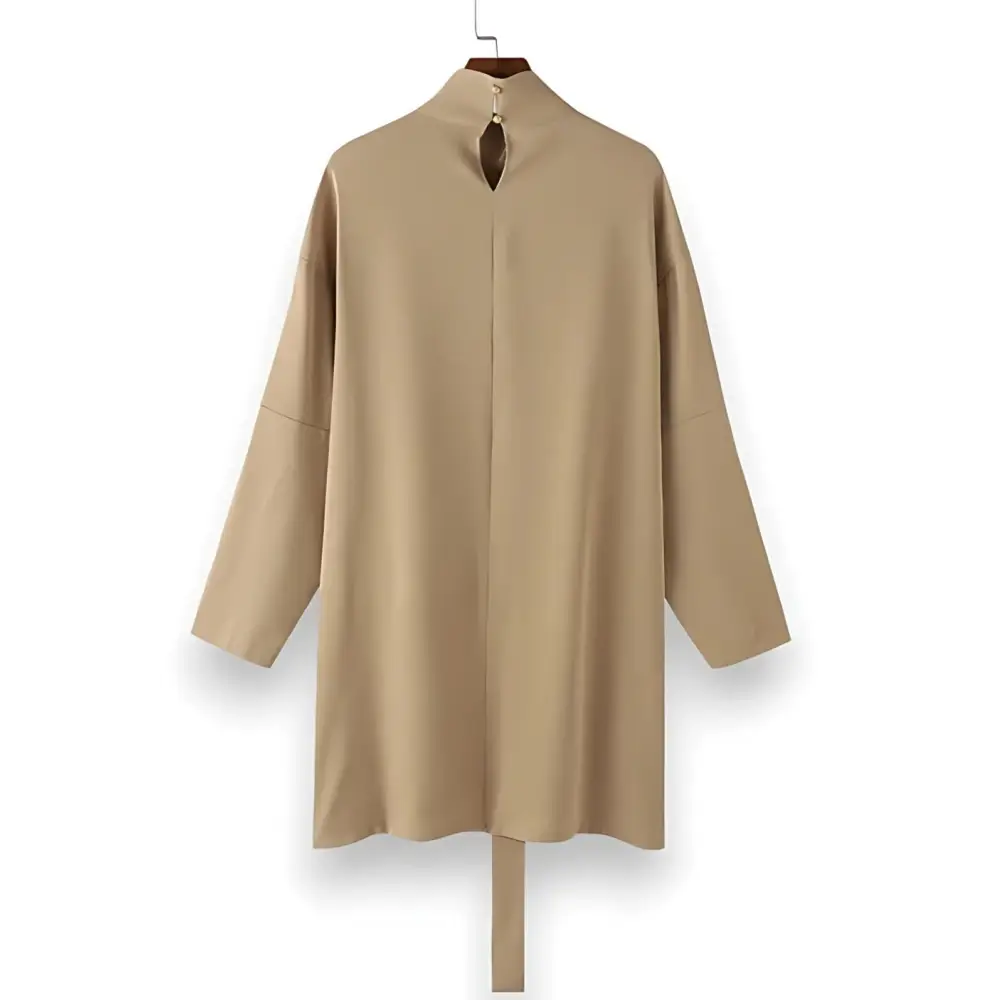 Poncho homme long