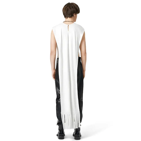 Poncho homme long