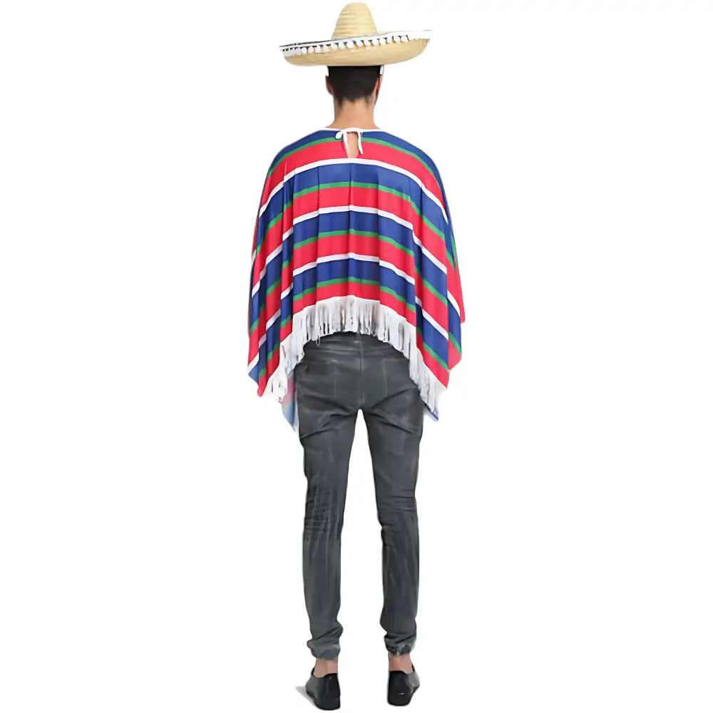 Poncho homme mexicain