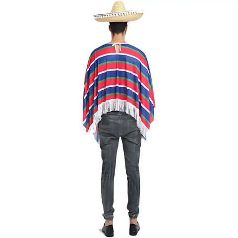 Poncho homme mexicain