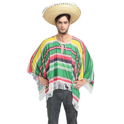 Poncho homme mexicain