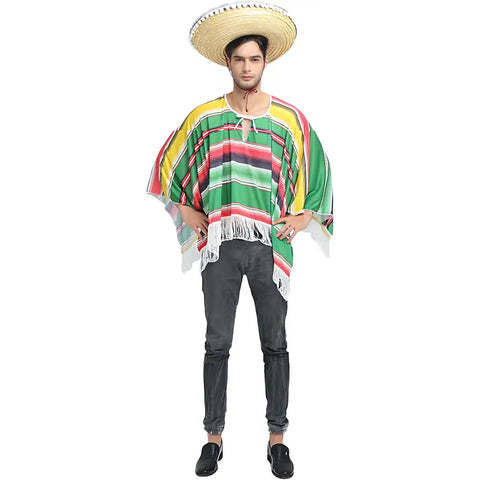 Poncho homme mexicain