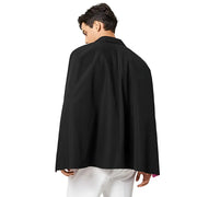 Poncho homme noir