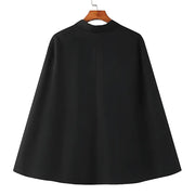 Poncho homme noir