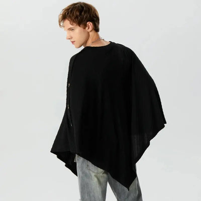 Poncho Homme Style Casual