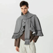 Poncho Homme Trendy Echarpe