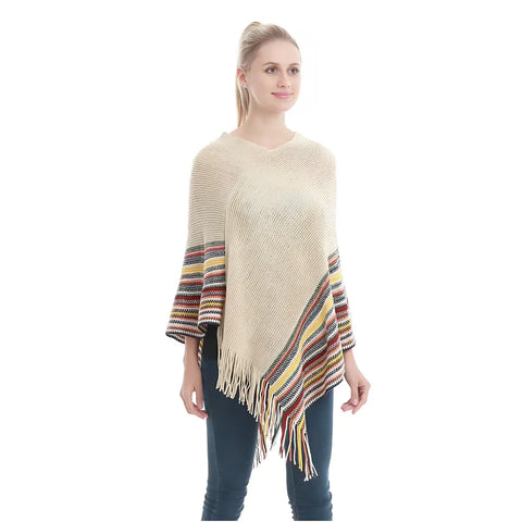 Poncho léger d’hiver femme