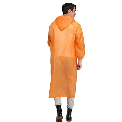 Poncho long étanche de pluie pour homme