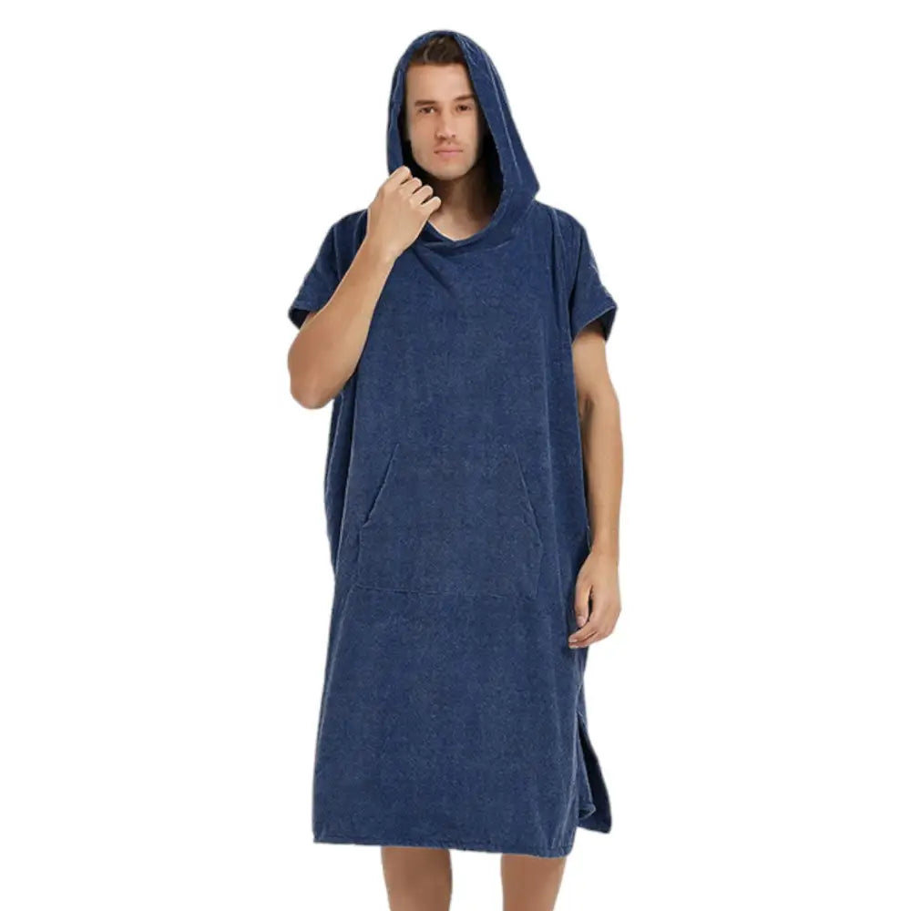 Poncho long homme