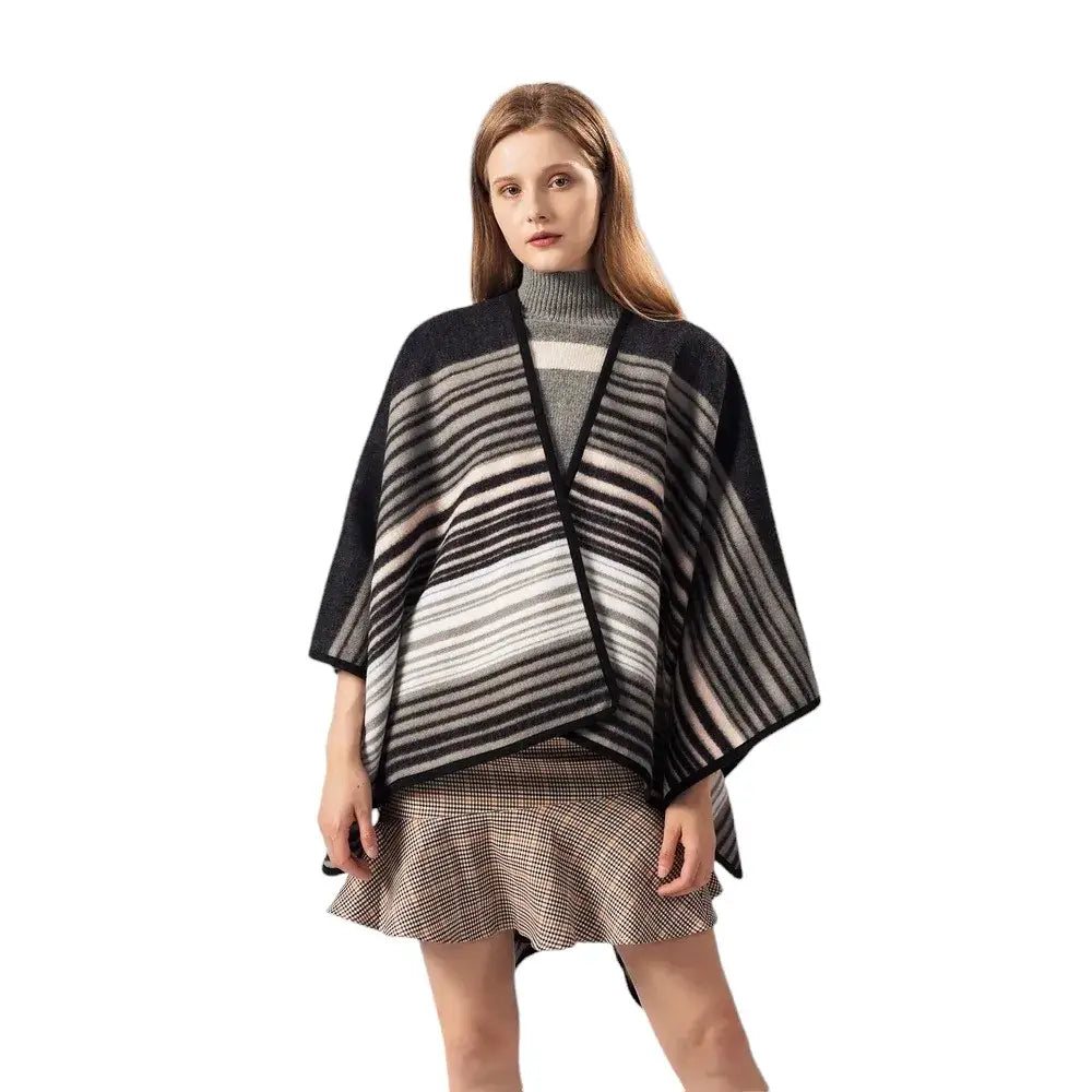 Poncho luxe femme