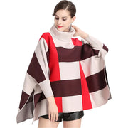 Poncho manches longues femme