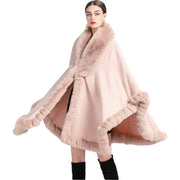 Poncho manteau femme hiver