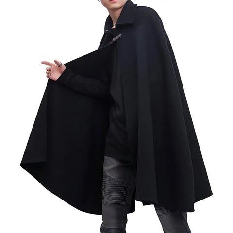 Poncho manteau homme