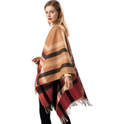 Poncho mexicain femme