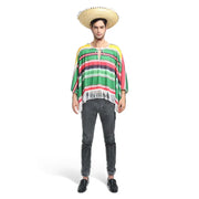 Poncho mexicain homme