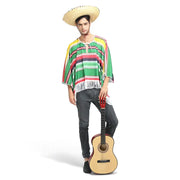 Poncho mexicain homme