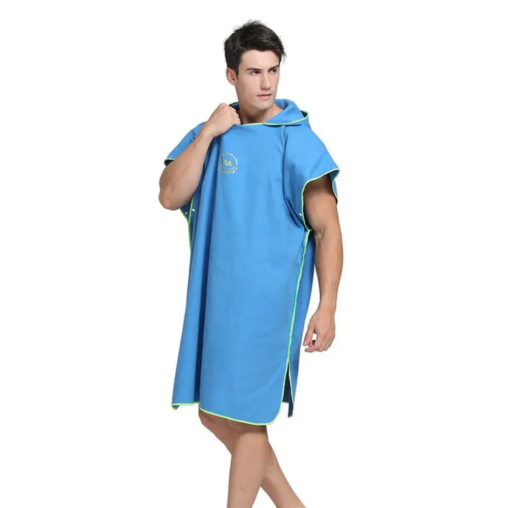 Poncho plage homme