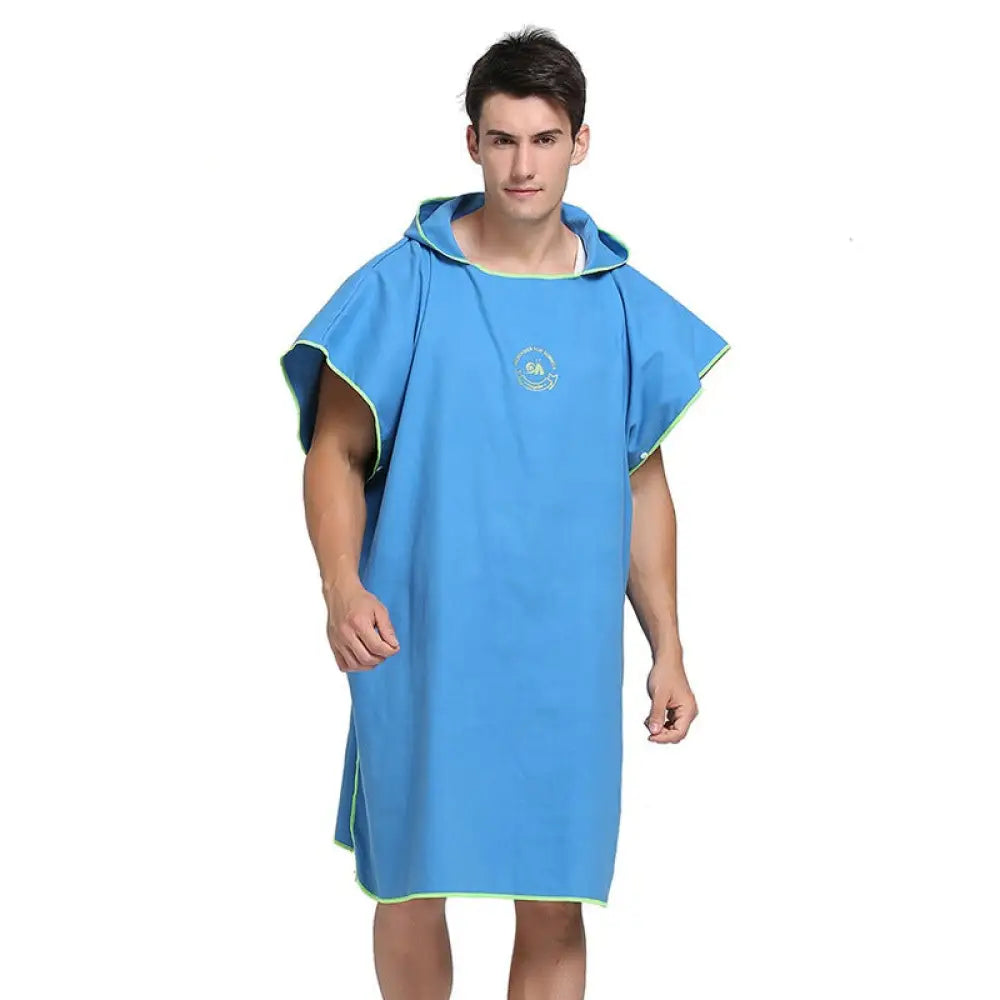 Poncho plage homme
