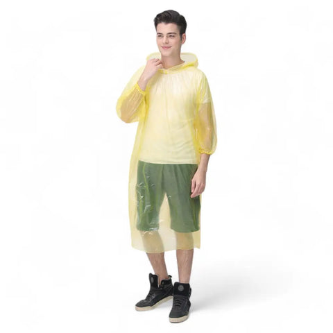 Poncho pluie jetable