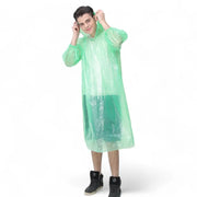 Poncho pluie jetable