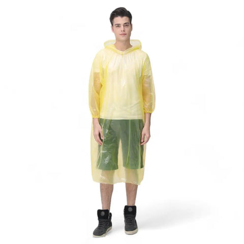 Poncho pluie jetable