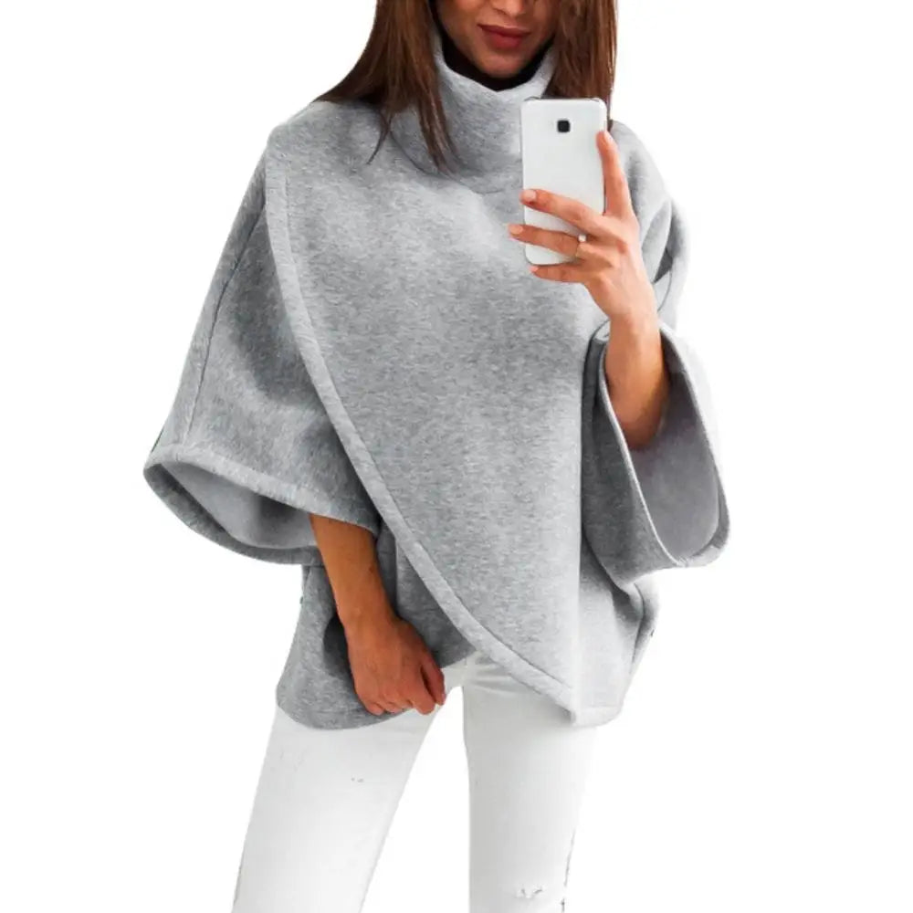 Poncho polaire femme