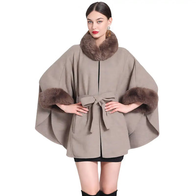 Poncho Polaire Femme Grande Taille
