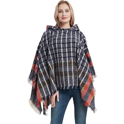 Poncho Polaire Femme Long