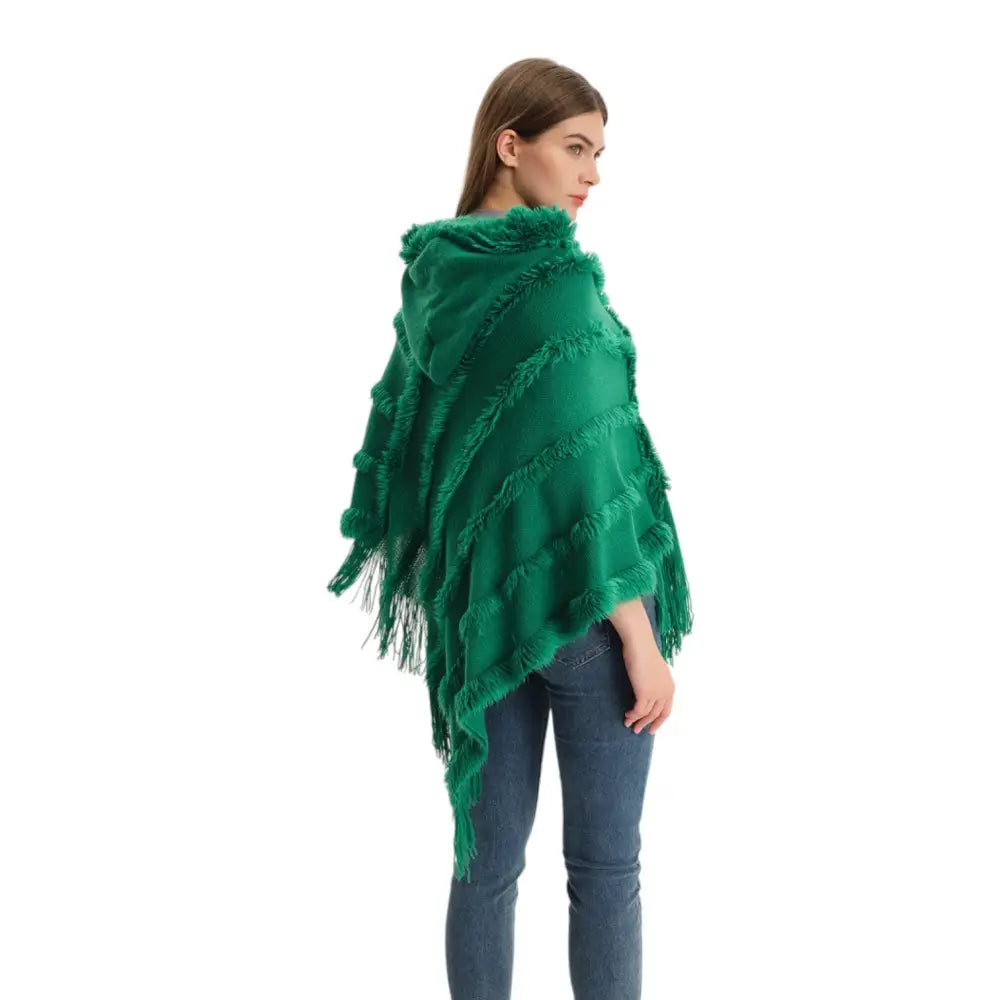 Poncho polaire femme pas cher